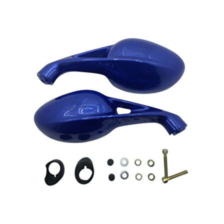 Motobir Ayna Takımı Mavi Orjinal Y4MON0080A0195 Mondial 125MT