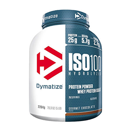 Dymatize Iso 100 Hydrolyzed Whey Protein Tozu 2264 Gr - ÇİKOLATA