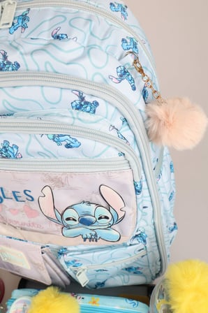 x Dekomus Lisanslı Stitch "Urban Aloha Collection" Okul Ve Kalem Çantası, Kilitli Hatıra Defteri, A4 Okul Defteri Kırtasiye Seti
