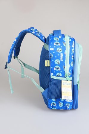 x Dekomus Lisanslı Stitch "Iconic Blue Collection Collection" Özel Tasarım Büyük Boy Okul Çantası "Dekomus Cep Defteri Hediyeli"