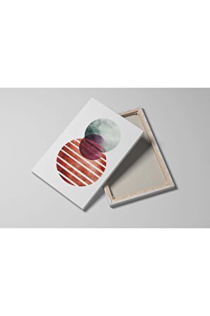 3lü Set Boho Bohem Bohe Retro Art Soyut Tablo Dekoratif Kanvas Tablo Canvas Tablolar Soyut Tablolar