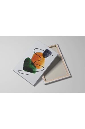 3lü Set Boho Bohem Bohe Retro Art Soyut Tablo Dekoratif Kanvas Tablo Canvas Tablolar Soyut Tablolar