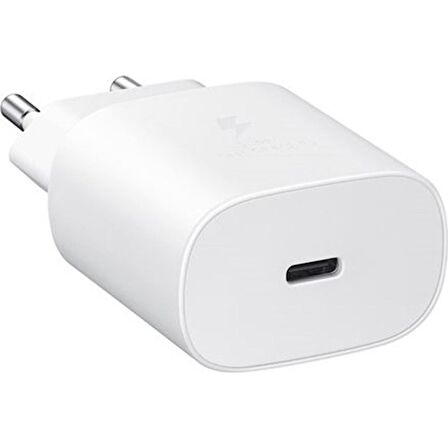 Samsung Type-C 25 Watt Hızlı Şarj Aleti Beyaz