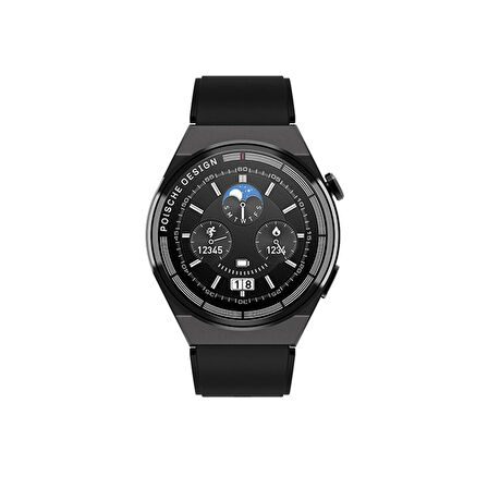 Winex Watch GT3 Max Android İos HarmonyOs Uyumlu Akıllı Saat Siyah