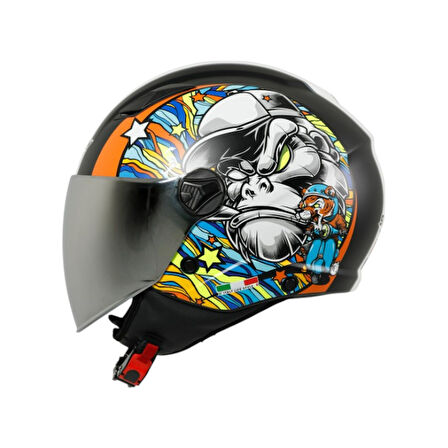 Sway Açık Kask Sw 765 Kong White