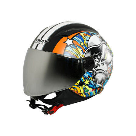 Sway Açık Kask Sw 765 Kong White