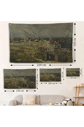 Henri Rousseau - Champigny Savaşı Duvar Örtüsü-7054