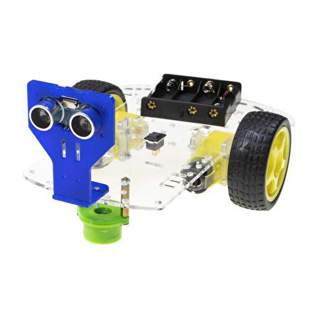 Robotistan REX Discovery Serisi Arduino Uyumlu Araba Kiti - Bluetooth Robot Araç - 2WD