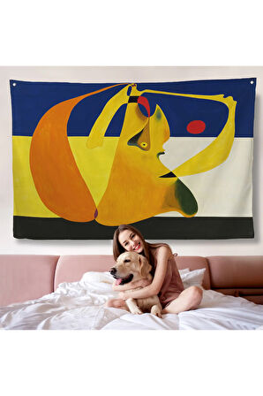Joan Miro Spanish - Kalem Duvar Örtüsü-7055