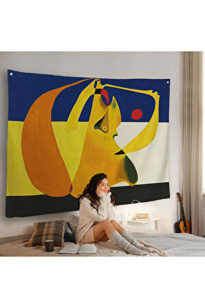 Joan Miro Spanish - Kalem Duvar Örtüsü-7055