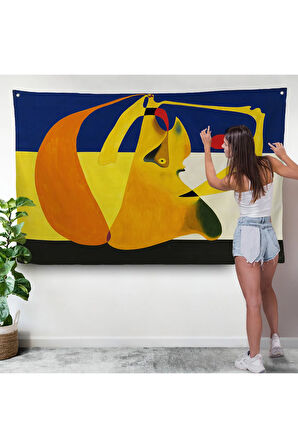 Joan Miro Spanish - Kalem Duvar Örtüsü-7055