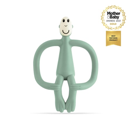 Matchstick Monkey Silikon Diş Kaşıyıcı/ Monkey (Yesil)