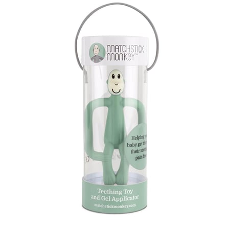Matchstick Monkey Silikon Diş Kaşıyıcı/ Monkey (Yesil)