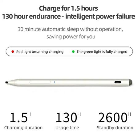 Microsoft Uyumlu Surface Pen Kapasitif 4096 Basınç Sensörü Palm Rejection Stylus Tablet Çizim Kalemi