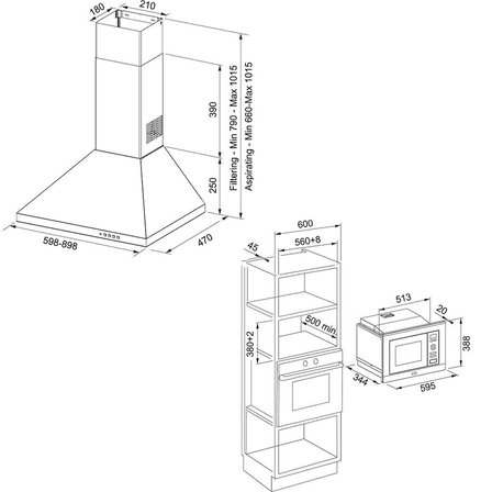 Franke İnox Ankastre Set (FDL 6165 XS - FHNL 604 XS - FSL 86 H XS - FSL 20 XS)