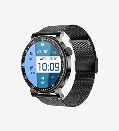 LinkTech S91 Premium LT Watch Akıllı Saat (Siyah)