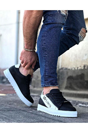 Celira HS027 Siyah Beyaz No Limit Erkek Casual Ayakkabı
