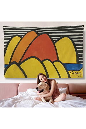 Alexander Calder - Çarpmalar Duvar Örtüsü - Bumps-7060