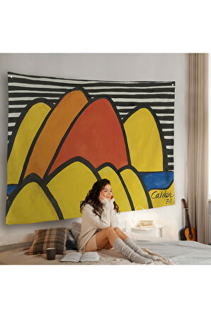 Alexander Calder - Çarpmalar Duvar Örtüsü - Bumps-7060