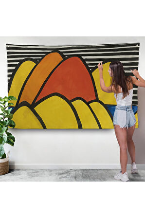 Alexander Calder - Çarpmalar Duvar Örtüsü - Bumps-7060