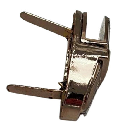 Çanta Aksesuar 2.5x1.5 cm Mini Füme Renk Çanta Kilidi