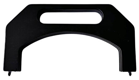 Çanta Aksesuar 23.5 Cm Siyah Renk Tutmalı Ahşap Burs