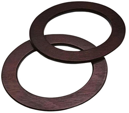 Çanta Aksesuar Oval Model 15x11 cm Kahve Renk Ahşap Çanta Sapı