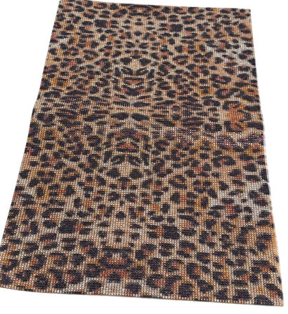 Çanta Aksesuar Leopar Desenli Taşlı 40x24 cm Kendiliğinden Yapışkanlı Plaka Sticker