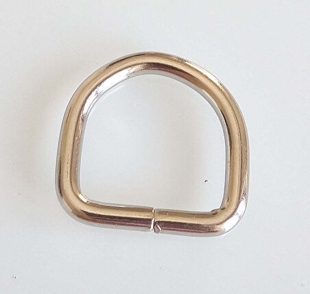 Çanta Aksesuar Gümüş D Halka 2Cm Lik 1 Adet