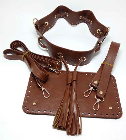 Çanta Aksesuar Taba Renk Torba Çanta Seti