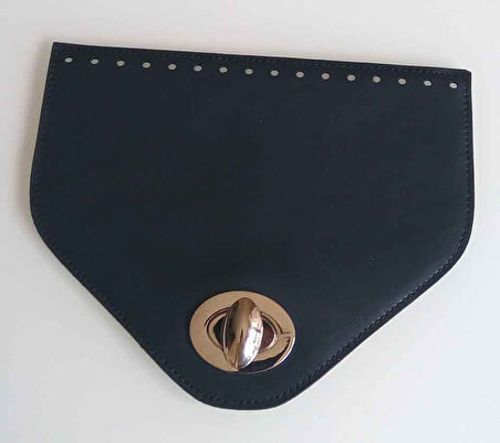 Çanta Aksesuar Lacivert  Renk 22.5X18 Cm Kapak