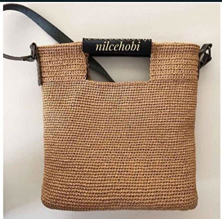 Çanta Aksesuar Kızıl Kahve Renk Gerçek Deri Tutma Sapı 15X6 Cm Simit Sap