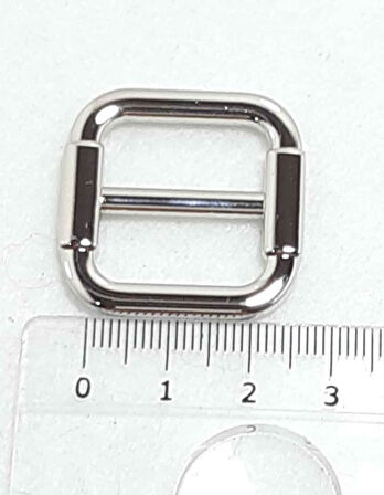 Nusrat Bilişim Çanta Aksesuar Gümüş Renk 2X2 Cm Ayarlama Aparatı .