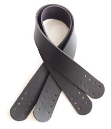 Çanta Aksesuar Suni Deri El Çanta Sapı 35 Cm Siyah