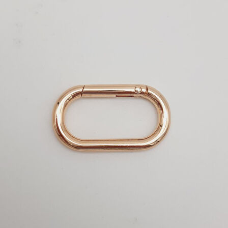 Nusrat Bilişim Çanta Aksesuar Light Gold Büyük Boy Ovalize Yaylı Halka 1 Adet
