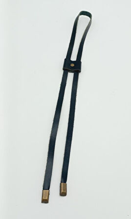 Çanta Aksesuar Siyah Gerçek Deri Büzgü Antik Metalli