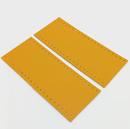 Çanta Aksesuar Suni Deri Tutma Sapı Hardal Simit Sap 17x7.5 Cm