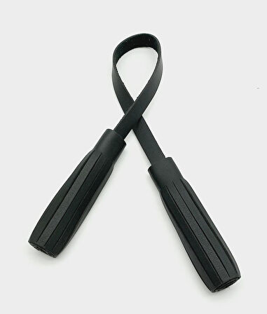 Çanta Aksesuar Suni Deri Siyah İkili Düz Püskül