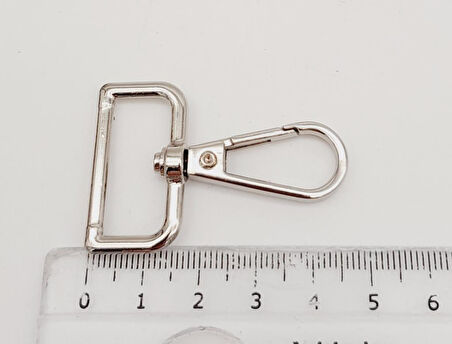 Nusrat Bilişim Çanta Aksesuar 2.5 Cm Gümüş Renk Kanca