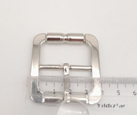 Nusrat Bilişim Çanta Aksesuar Gümüş Renk 3.5 Cm Kare Çanta Tokası