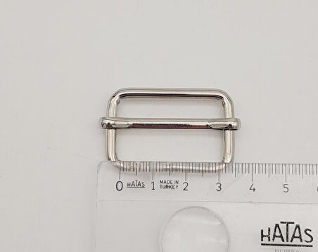 Nusrat Bilişim Çanta Aksesuar 3x2 Cm Gümüş Renk Ayarlama Aparatı Sürgüt