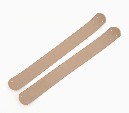 Çanta Aksesuar Vizon Renk Suni Deri Tepsi Sapı