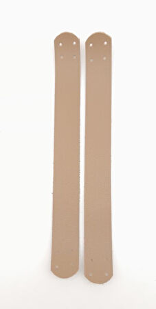 Çanta Aksesuar Vizon Renk Suni Deri Tepsi Sapı