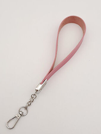 Çanta Aksesuar Fuşya Tek Kat Suni Deri Zincirli Elcik Gümüş Metal