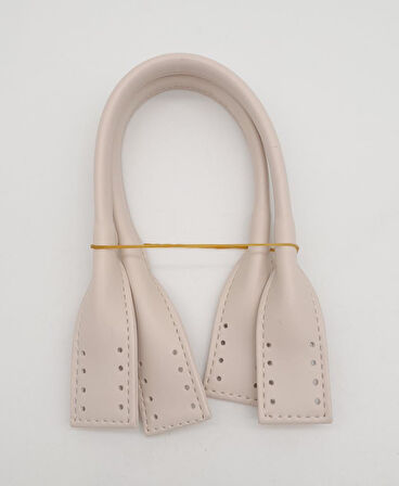 Çanta Aksesuar Suni Deri Pelikan Model Kısa Çanta Sapı Bej Renk