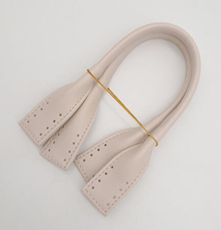 Çanta Aksesuar Suni Deri Pelikan Model Kısa Çanta Sapı Bej Renk