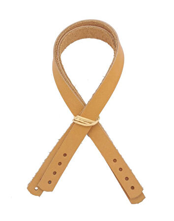 Çanta Aksesuar Gerçek Deri 35X1.2 Cm Açık Taba Renk Çanta Sapı