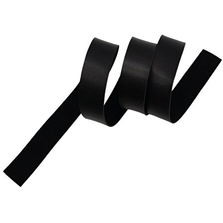 Çanta Aksesuar 3 cm Şerit Suni Deri Siyah Renk 1 metre