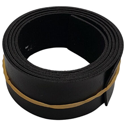 Çanta Aksesuar 3 cm Şerit Suni Deri Siyah Renk 1 metre