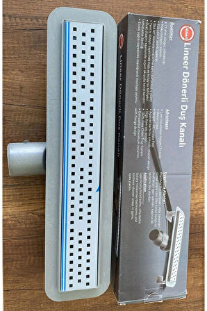 Adnoss Lineer Duş Kanalı 40 Cm 360° Es Sifonlu - Yer Süzgeci - Koku Yapmaz